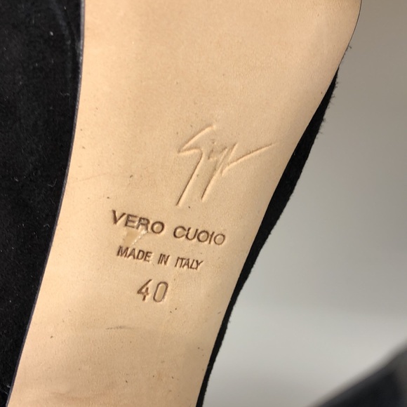 🍒3xHP🍒Giuseppe Zanotti Suede Crystal stars Boots AUTHENTIC - Picture 6 of 10